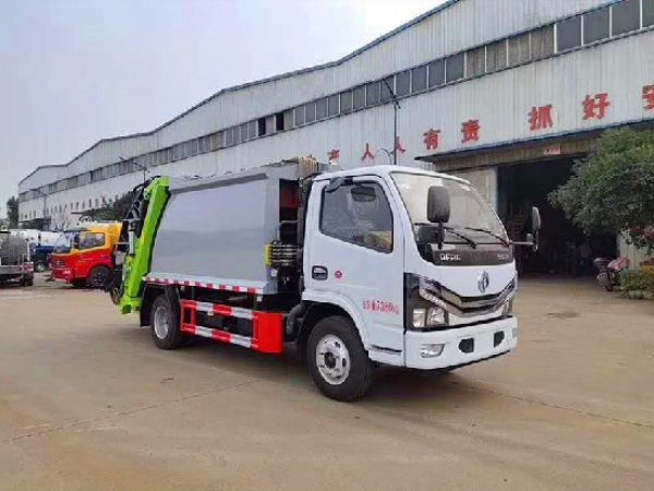 東風多利卡國六6方壓縮式垃圾車