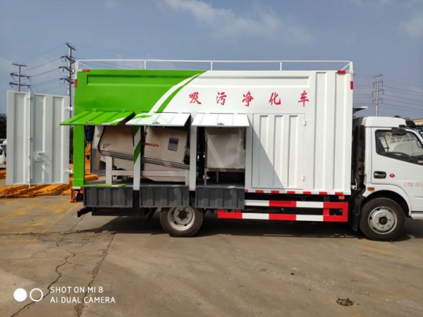 國六吸污凈化車-化糞池無害化處理車